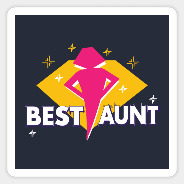 best aunt ever Sticker by Amrshop87